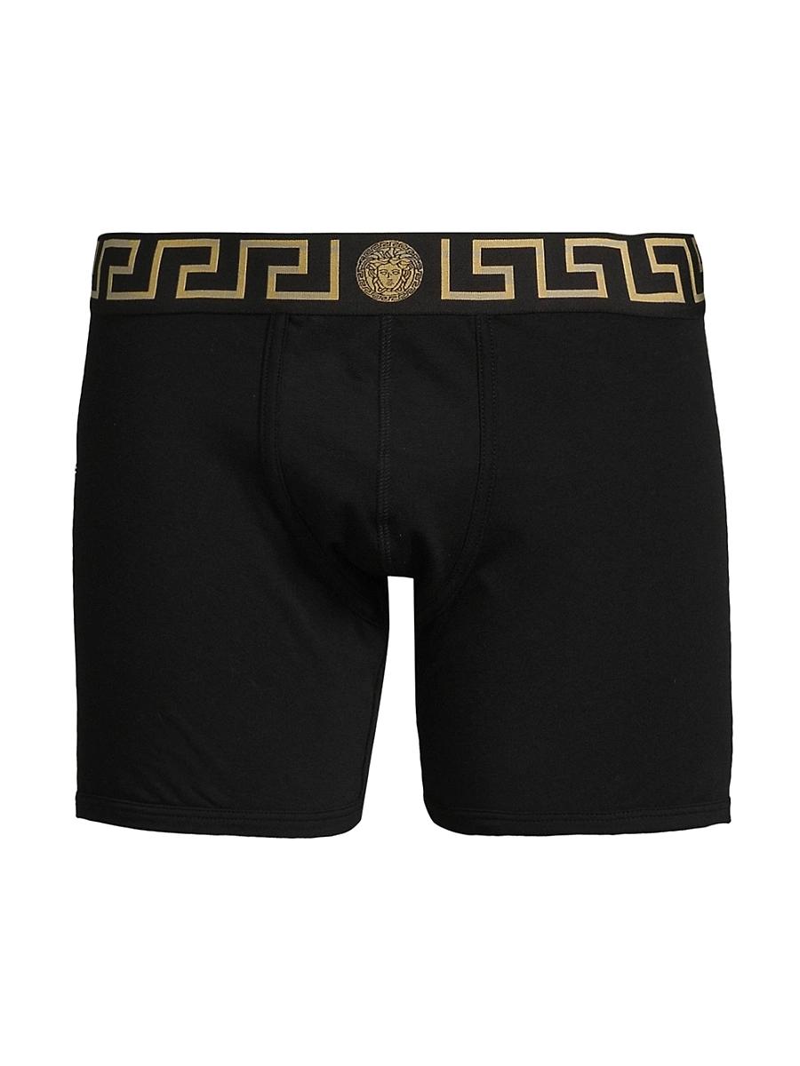 Mens Organic Cotton Greek Key Boxer Briefs Product Image