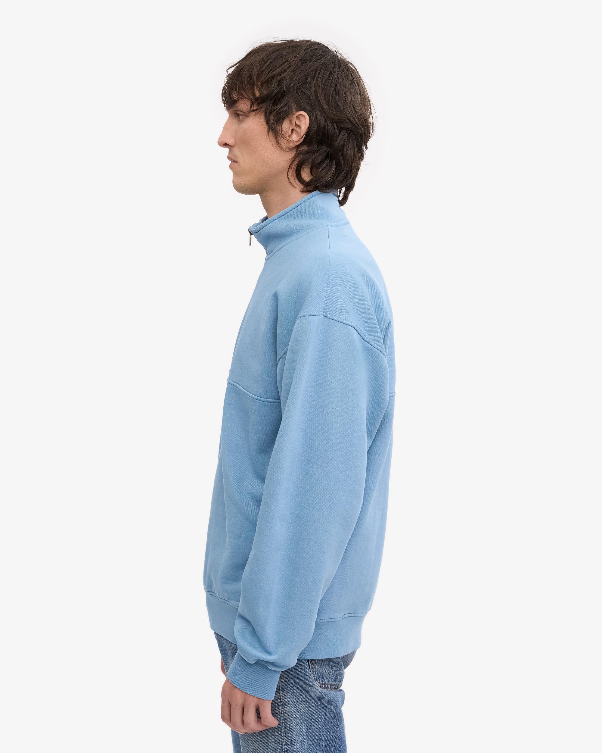 Organic Quarter Zip - Seaside Blue Product Image