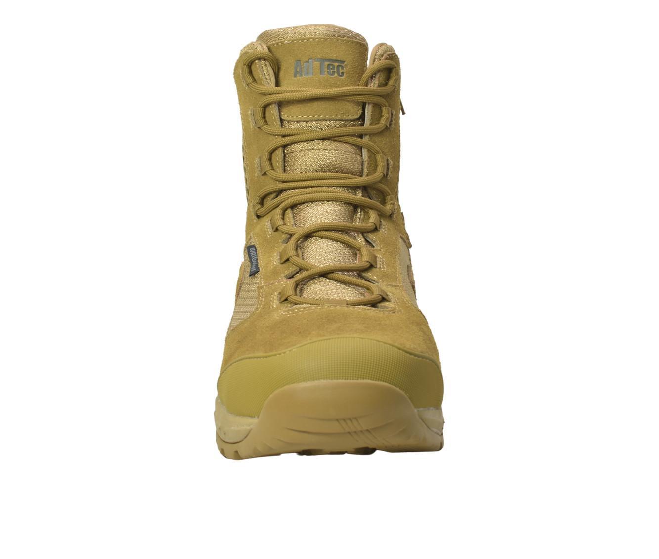 Men's AdTec 8" Suede Waterproof Tactical Work Boots Product Image