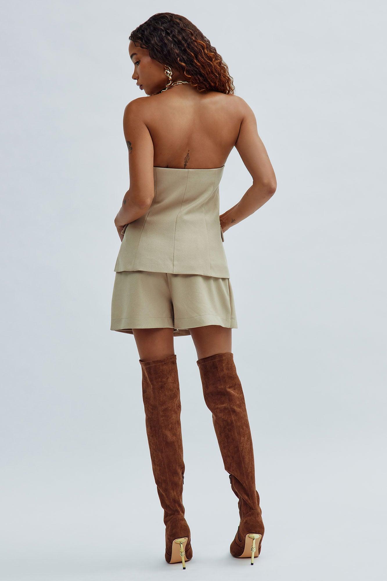 Emery Skort Set - Taupe Product Image