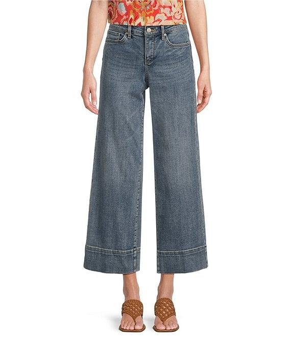 NYDJ Teresa Lift Tuck® Technology Wide Leg Ankle Jeans Product Image