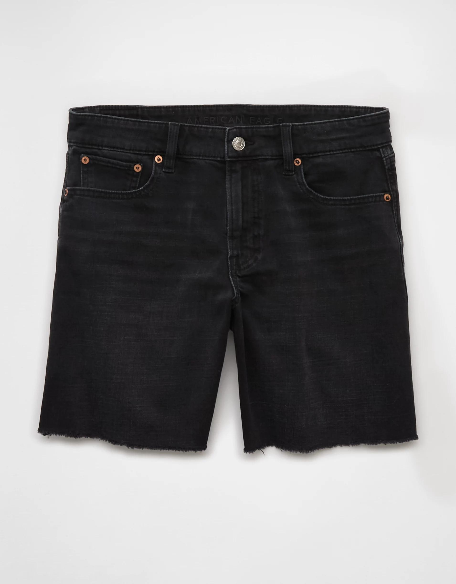 AE 8" Dreamy Drape Stretch Low-Rise Baggy Jort Product Image