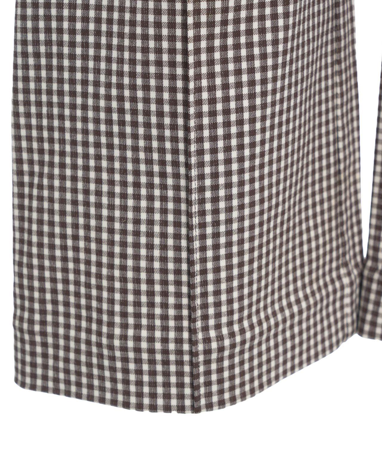 Flared pants with check pattern Product Image