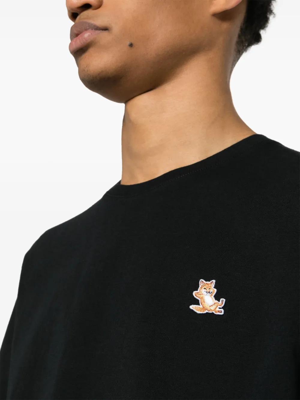 Chillax Fox-appliqué T-shirt Product Image