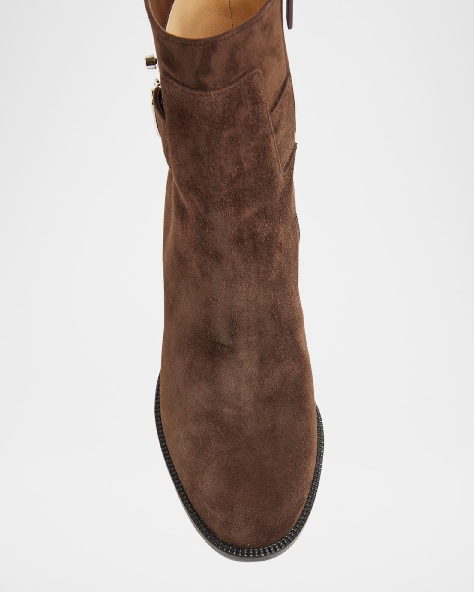 Lock Suede Red Sole Booties Product Image