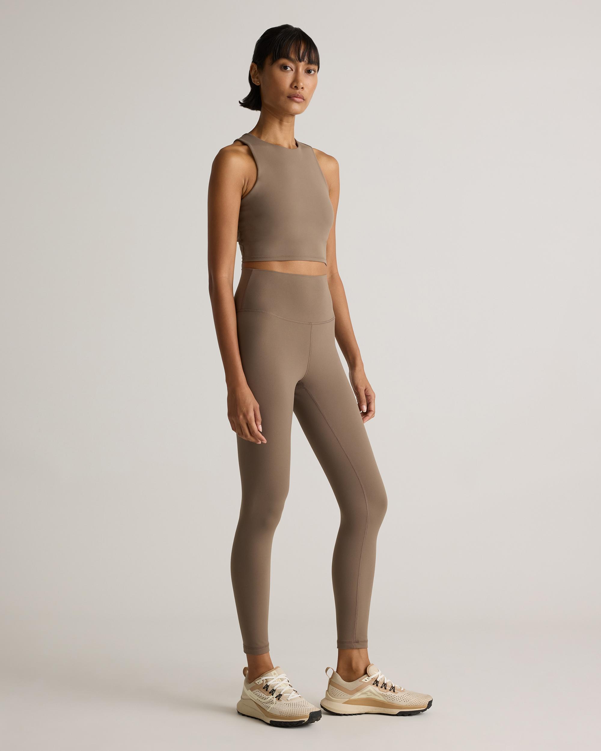 Quince | Women's Ultra-Form High-Neck Cropped Tank Top Nylon/Spandex Product Image