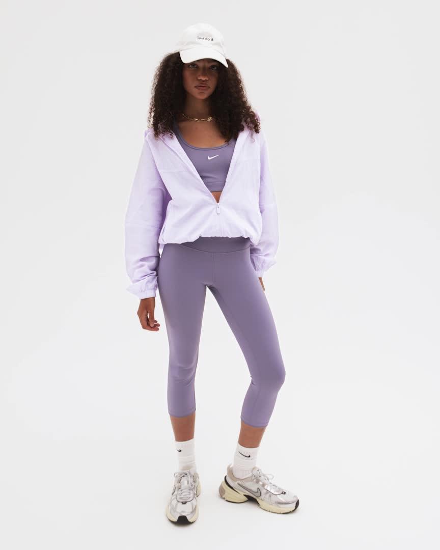 Nike One Women's High-Waisted Crop Leggings Product Image