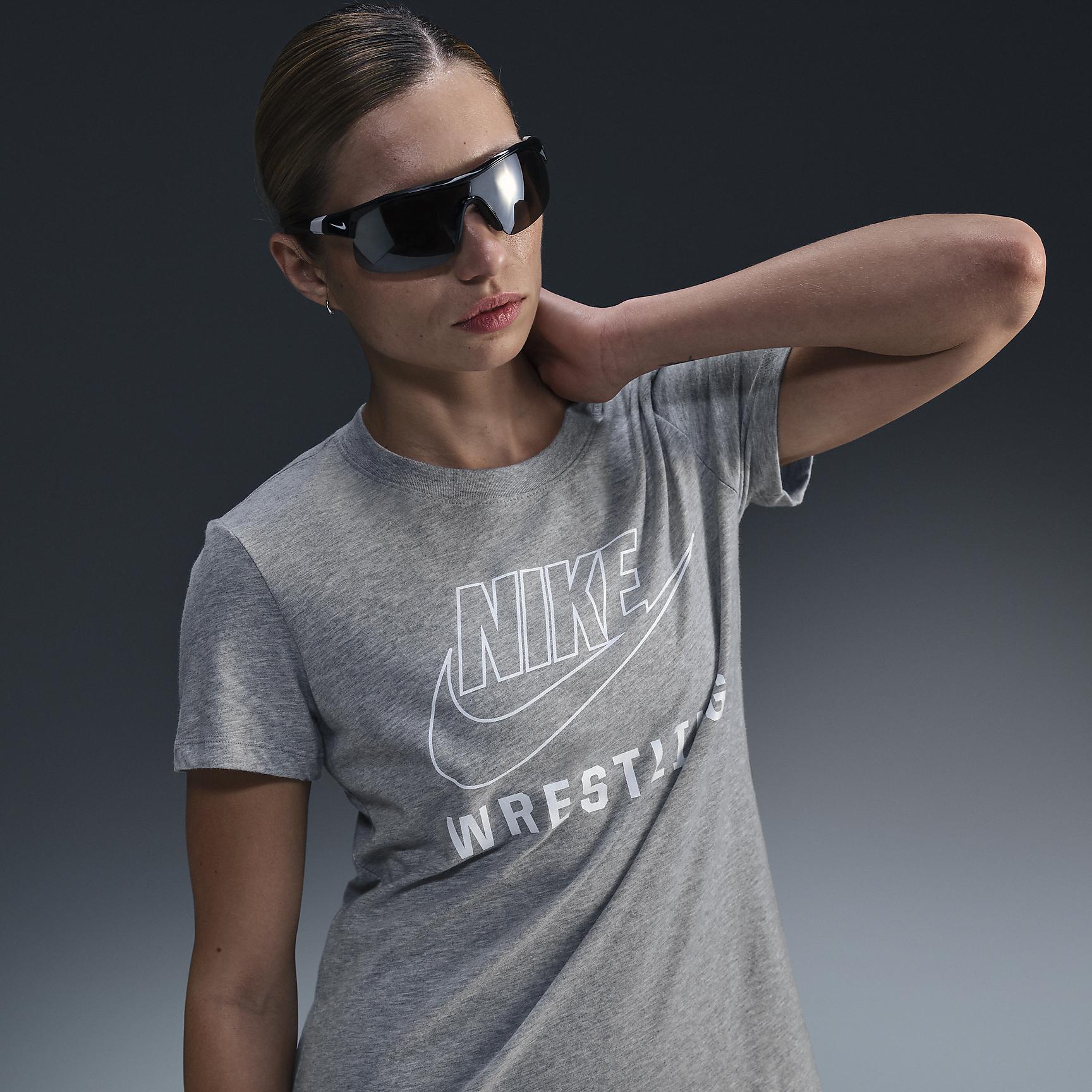 Nike Womens Swoosh Wrestling T-Shirt | APS468-063 Product Image