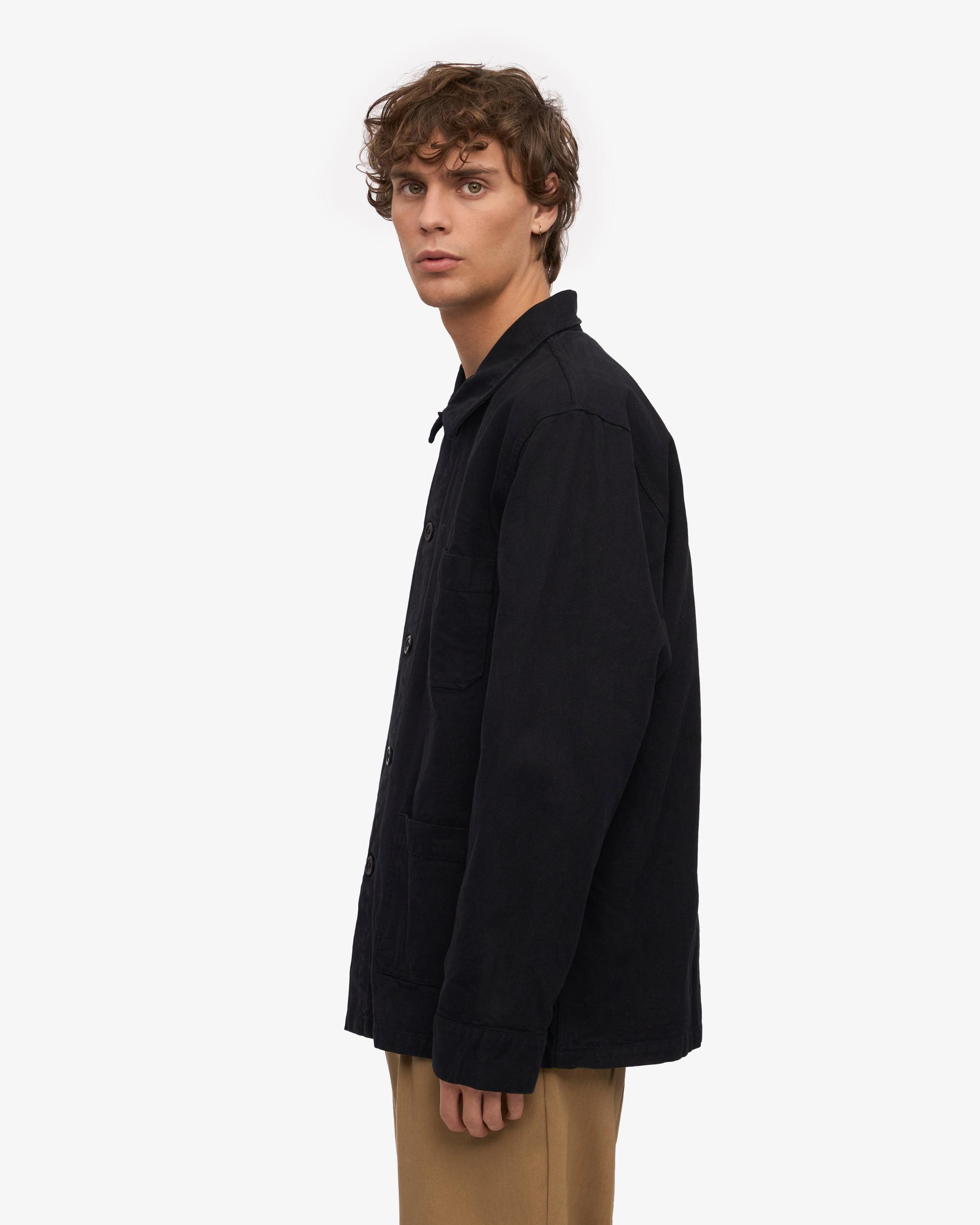 Organic Workwear Jacket - Deep Black Product Image