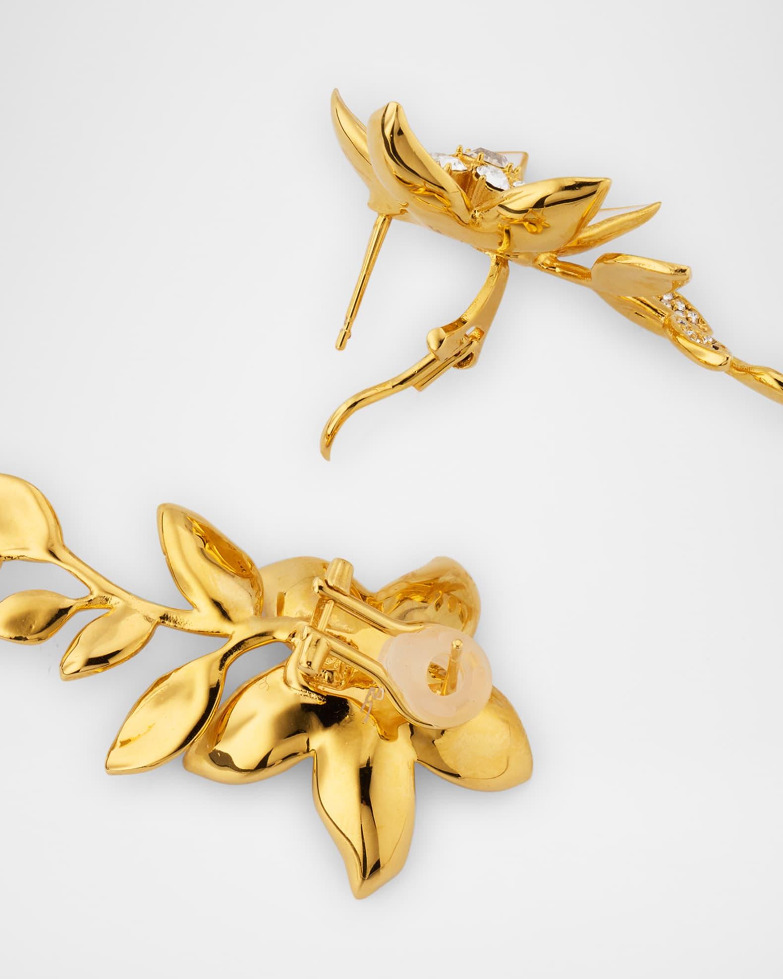 Jasmin Enamel Earrings Product Image