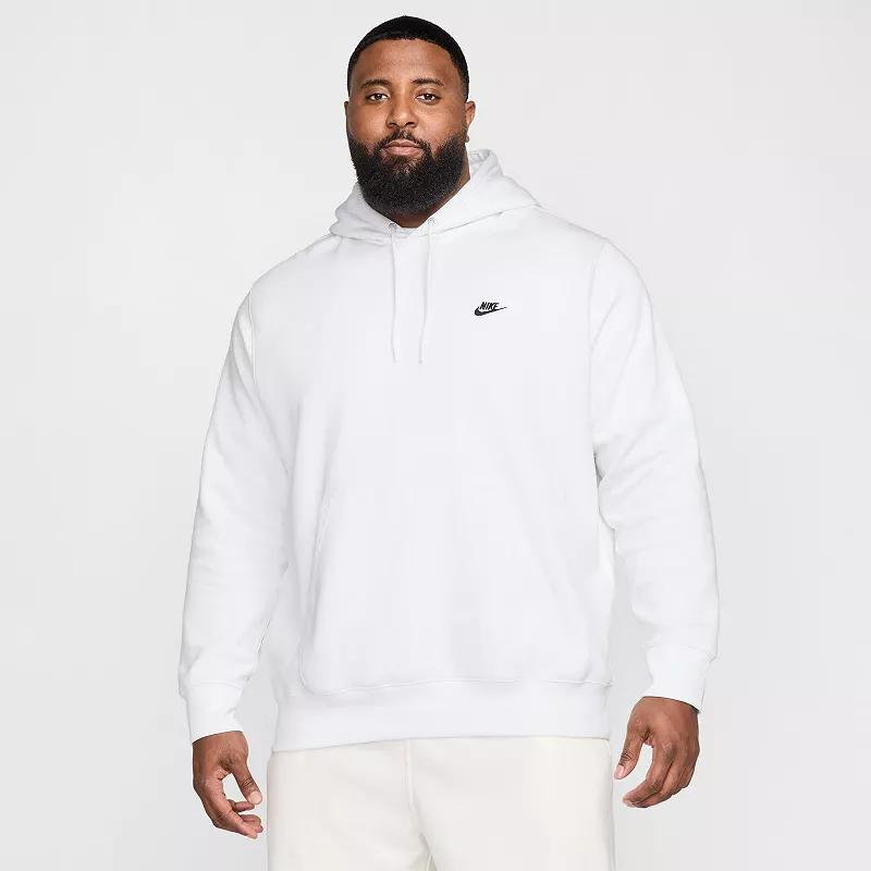 Big & Tall Nike Club Pull-Over Fleece Hoodie, Men's,  Product Image