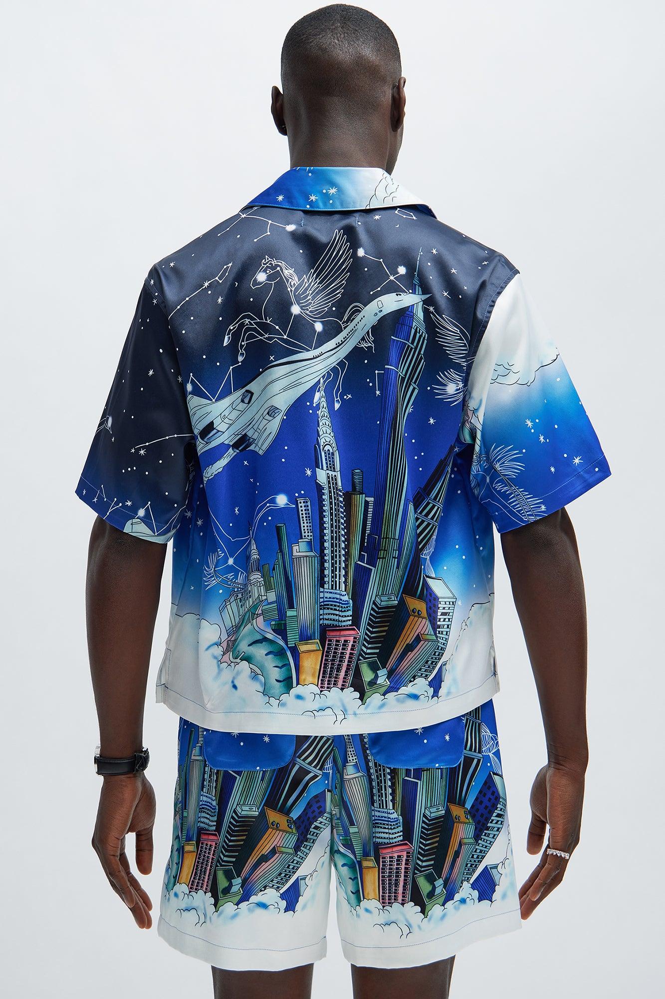 Skyline Shirt - Blue/combo Product Image