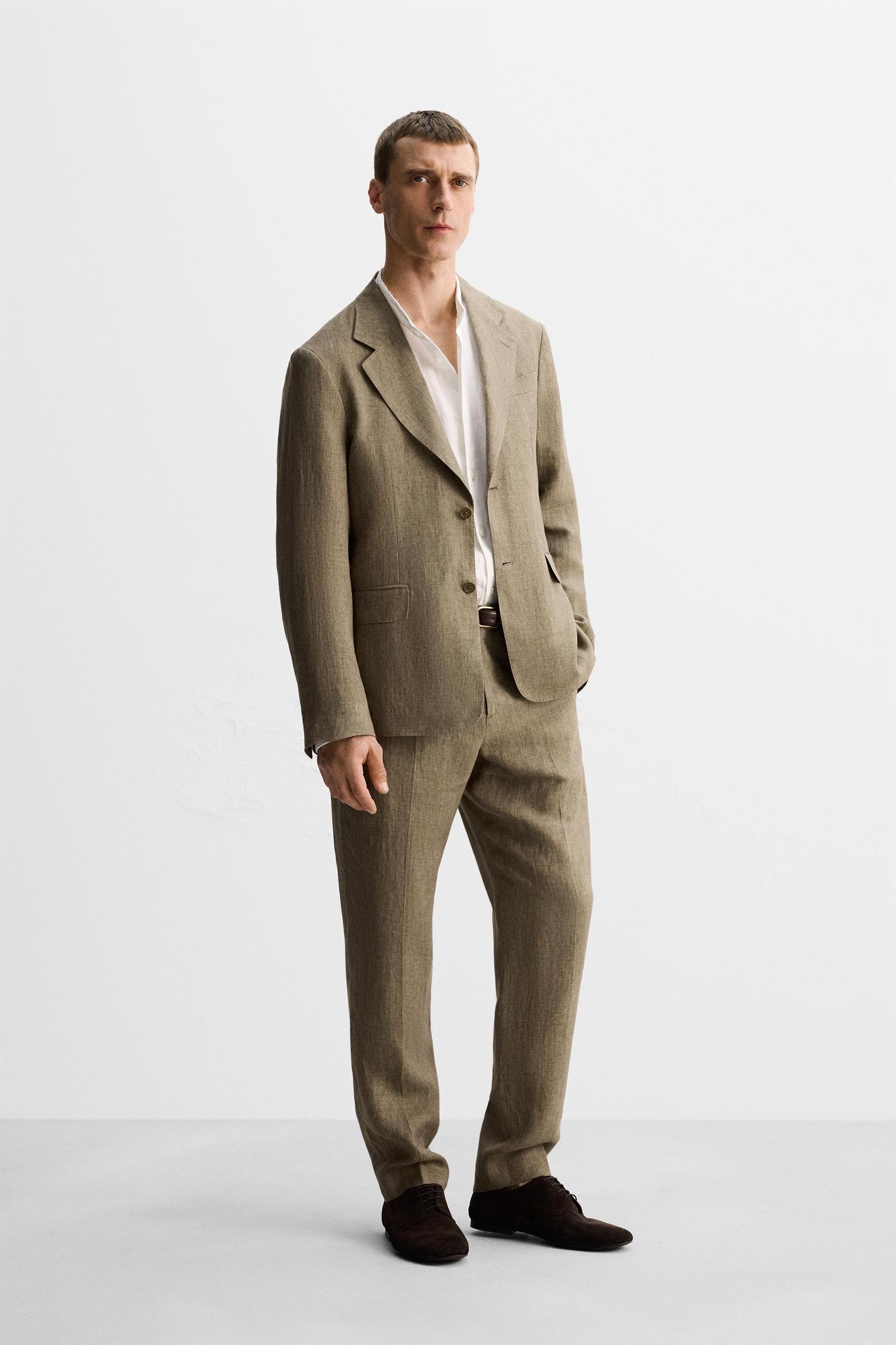 LIMITED EDITION 100% LINEN SUIT PANTS Product Image