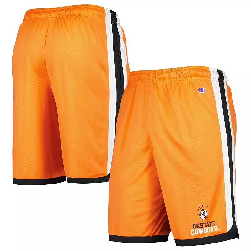 Men's Champion Orange Oklahoma State Cowboys Basketball Shorts, Size: XL Product Image