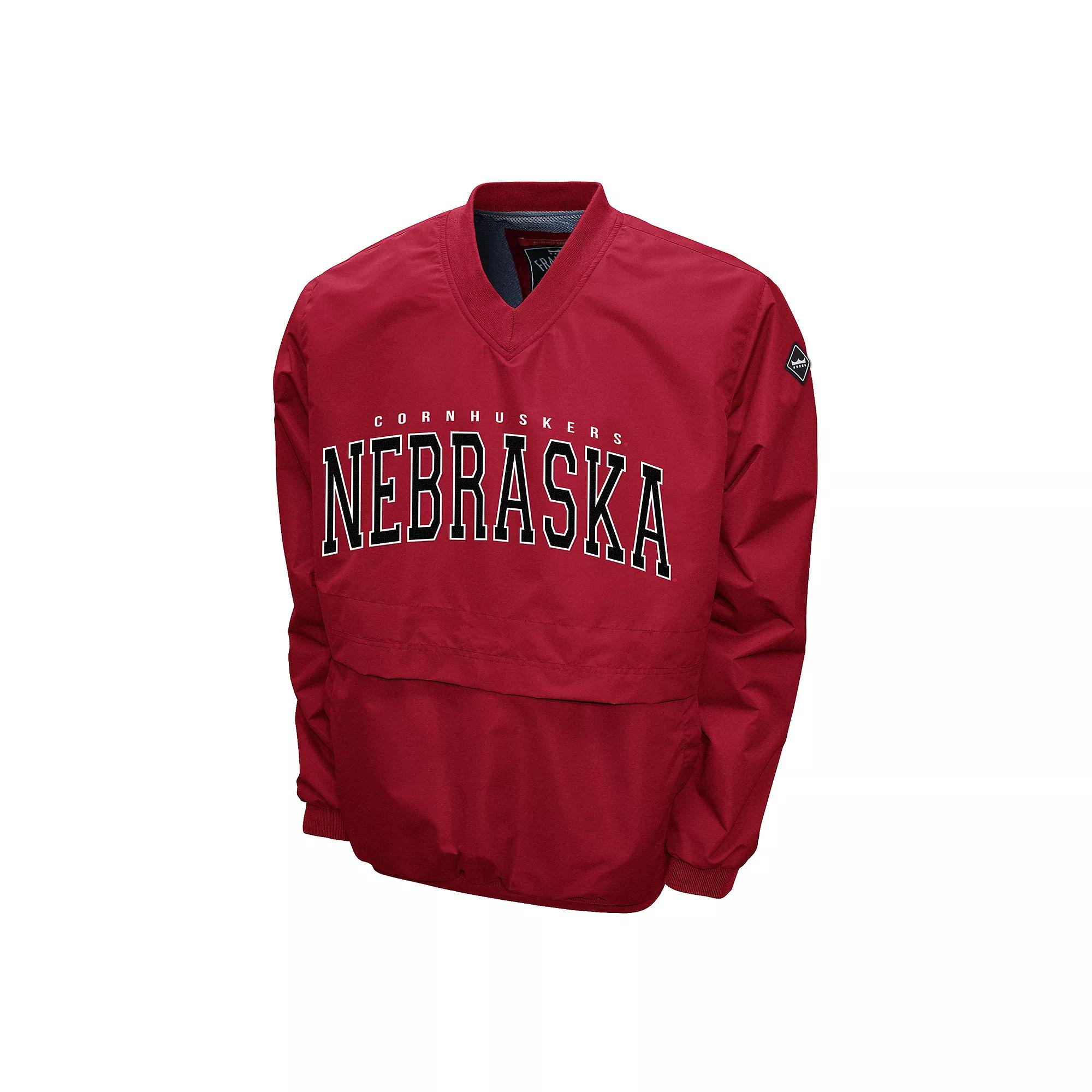 Men's Nebraska Cornhuskers Members Windshell Pullover,  Product Image