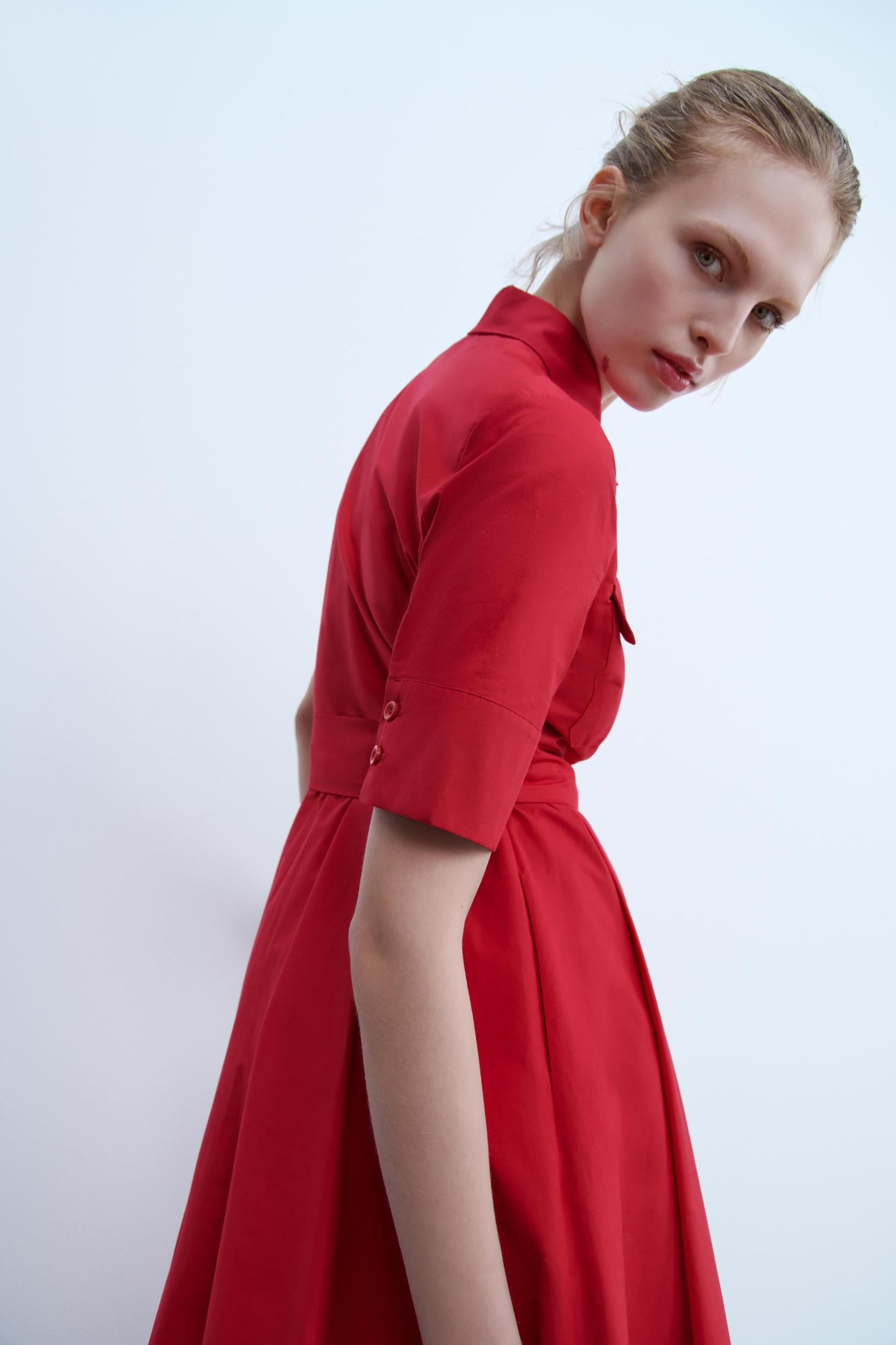 ZW COLLECTION POPLIN DRESS Product Image