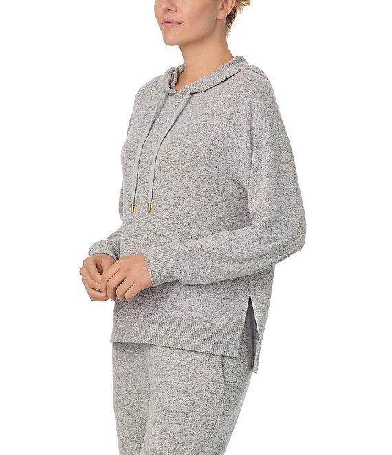 Donna Karan Knit Long Sleeve Coordinating Lounge Hoodie Product Image