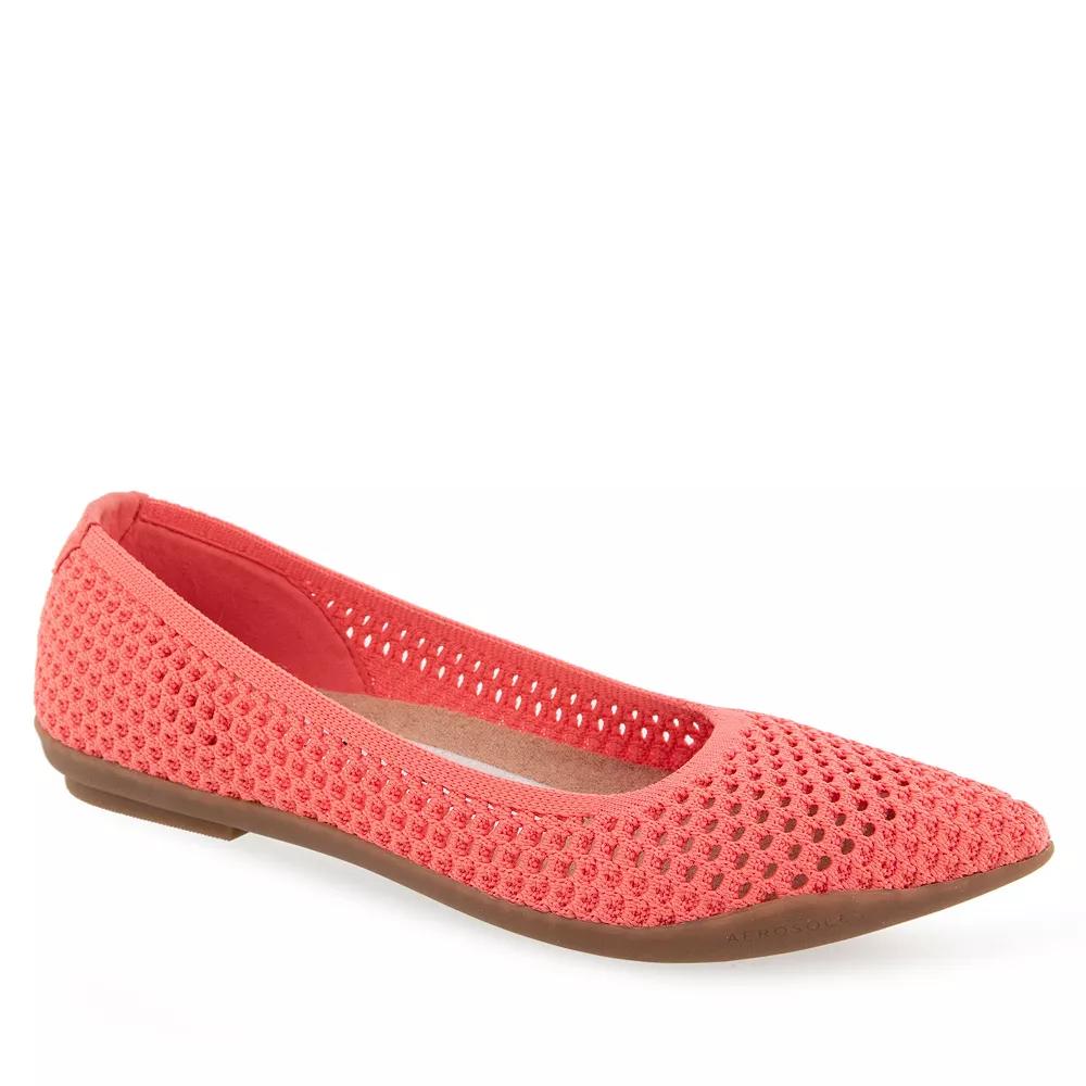 Aerosoles Danielle Women's Knit Ballet Flats, Size: 5 Medium, Pink Product Image