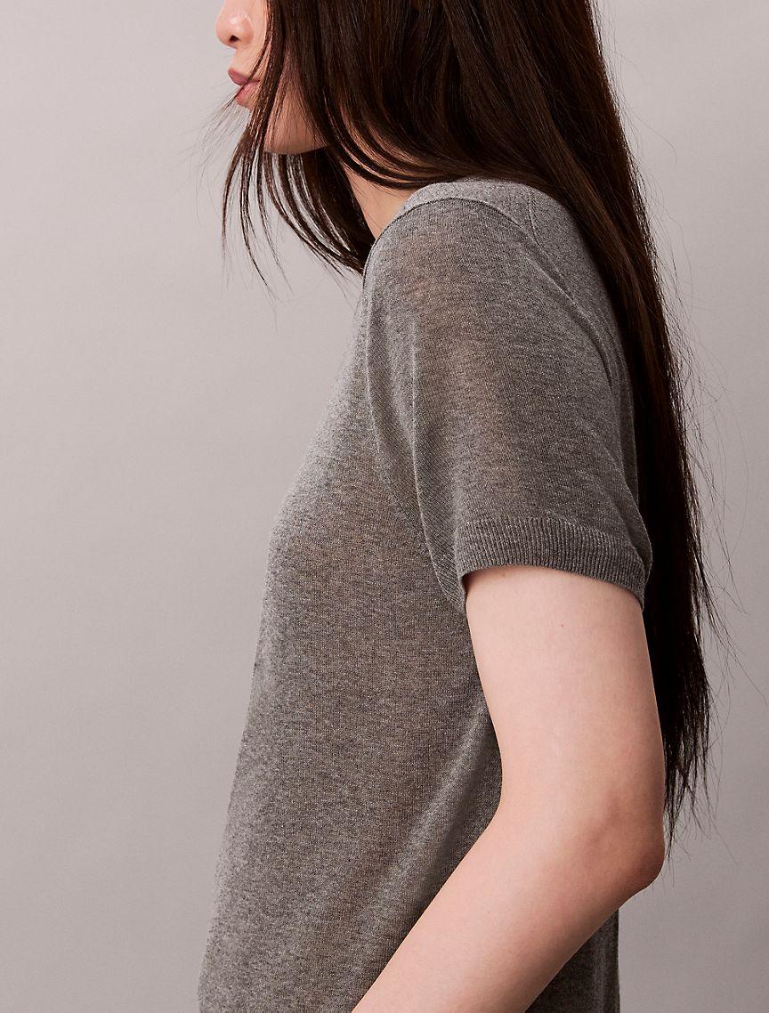 Viscose Short Sleeve Sweater  Product Image