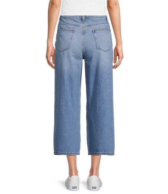 Westbound Quinn Crop Wide Leg Jeans Product Image