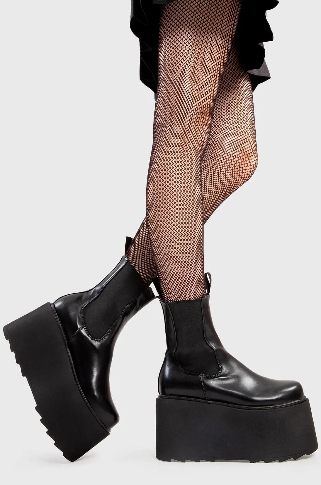 Time Waster Chunky Platform Ankle Boots Product Image