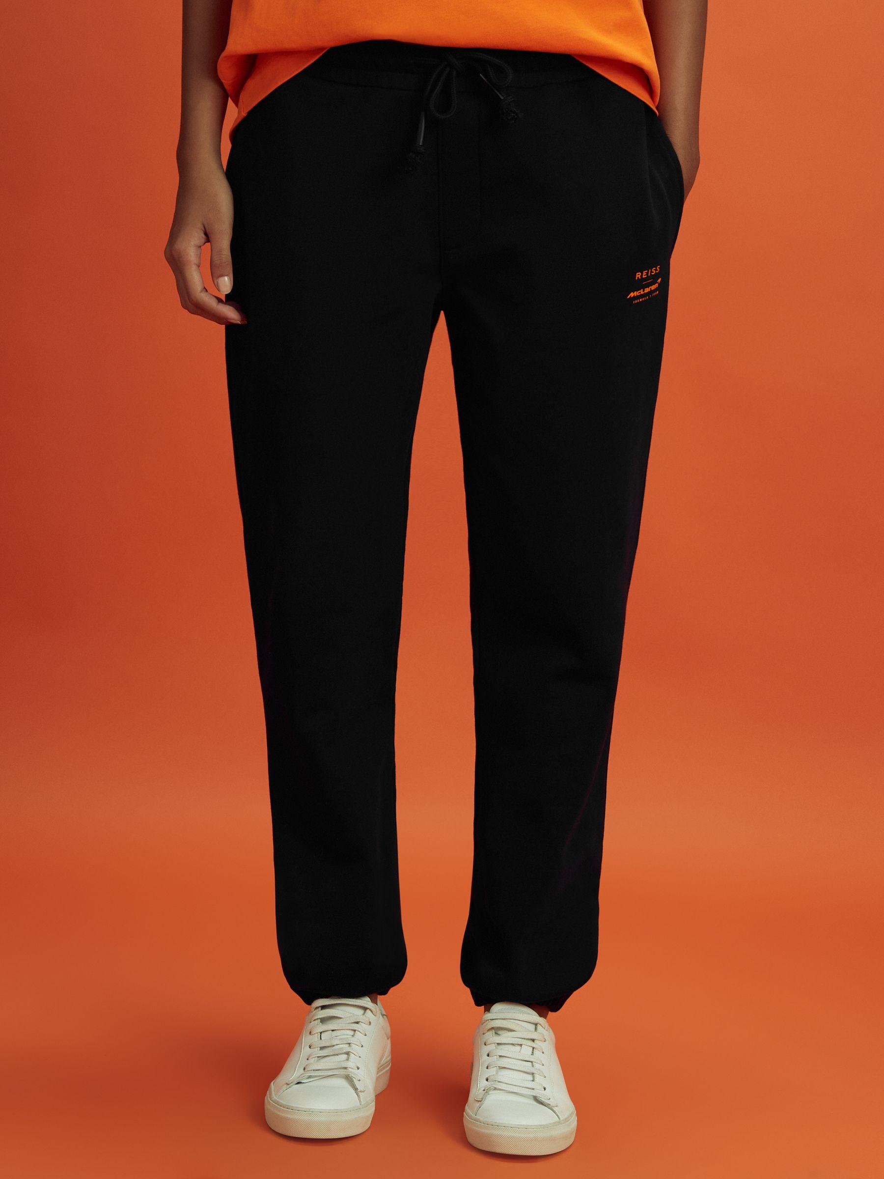 McLaren F1 Cotton Drawstring Joggers in Black Product Image