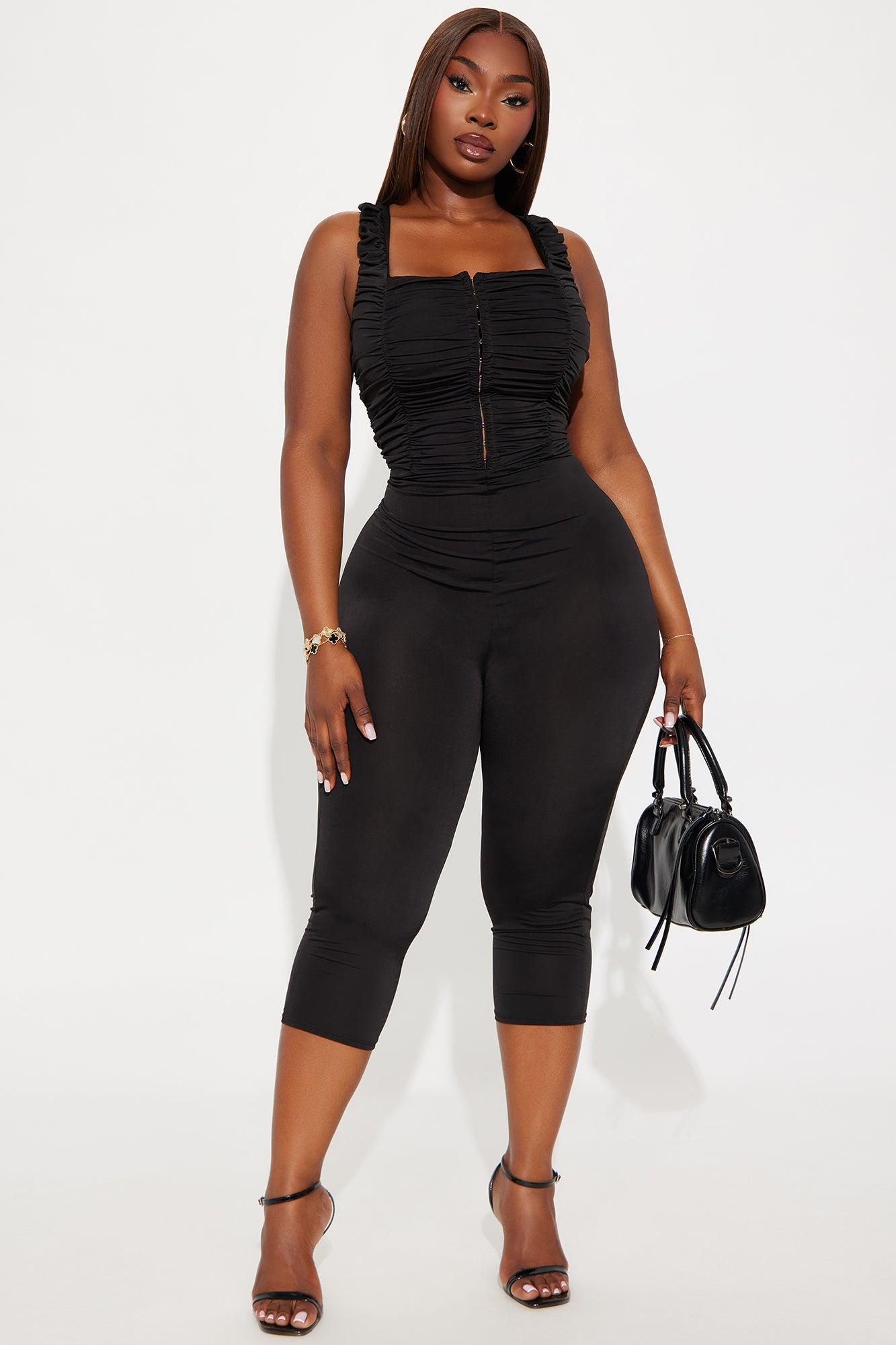 Marissa Capri Jumpsuit - Black Female Product Image