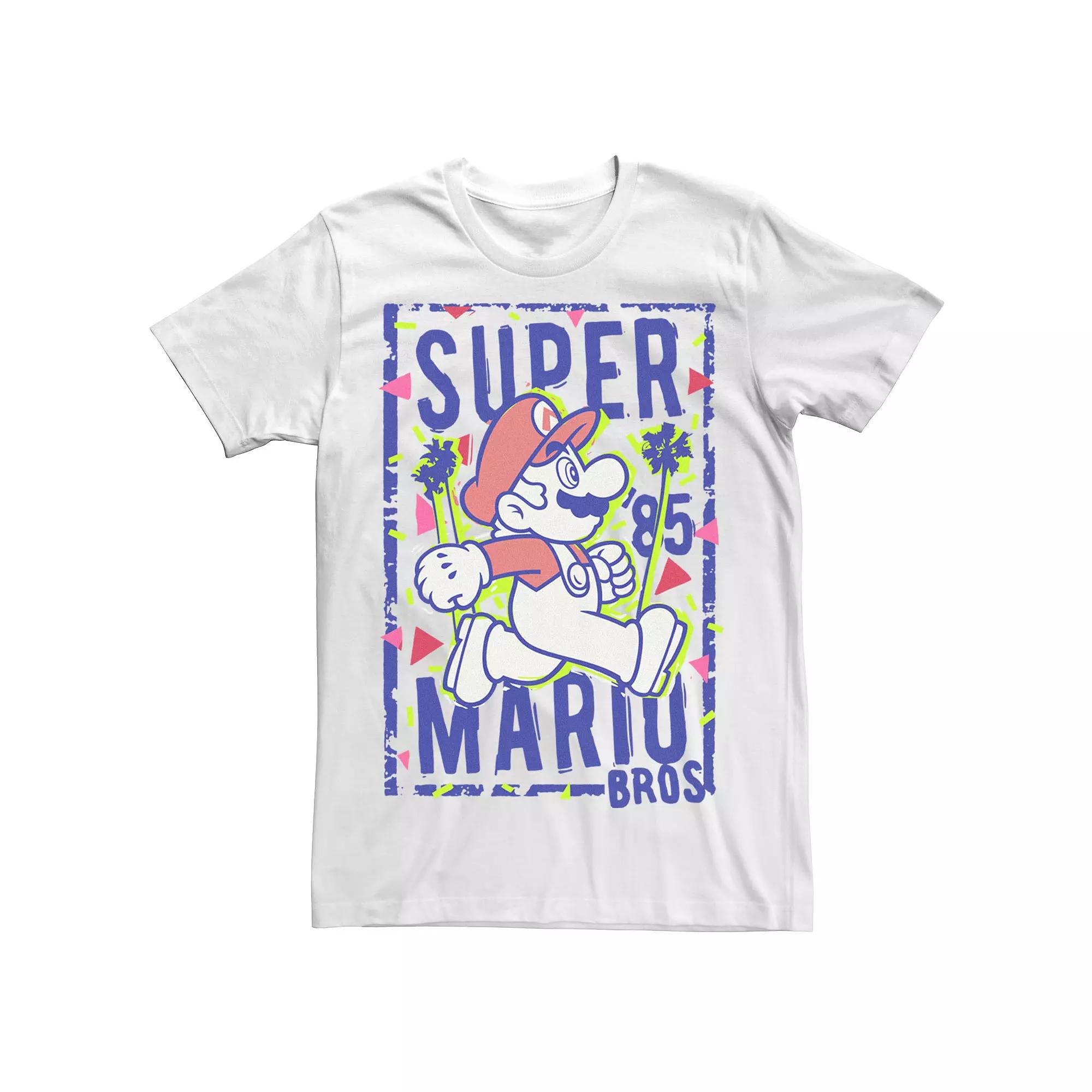 Men's Super Mario Bros 85 Retro Portrait Tee,  Product Image