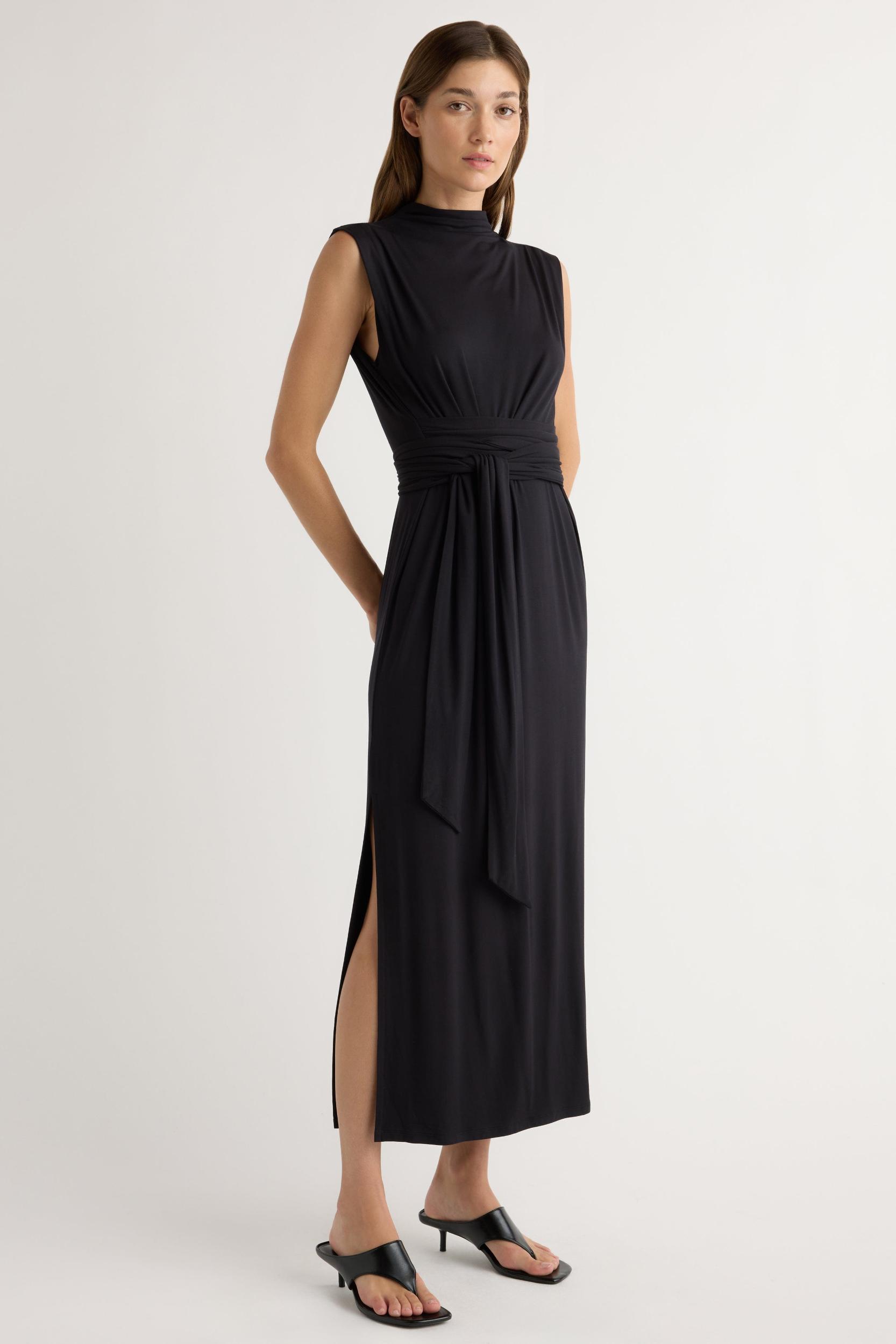 Eden Sleeveless Tie-Front Dress Product Image