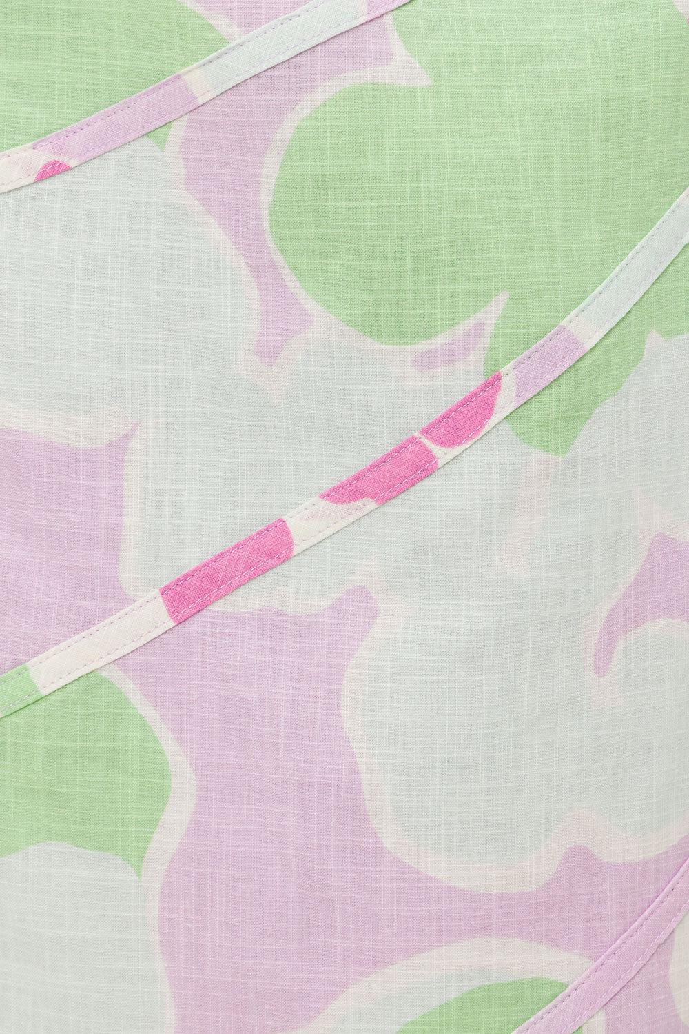 Elika Midi Skirt - Misty Floral Product Image