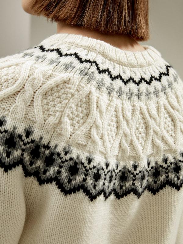 Fair Isle Crewneck Sweater Product Image