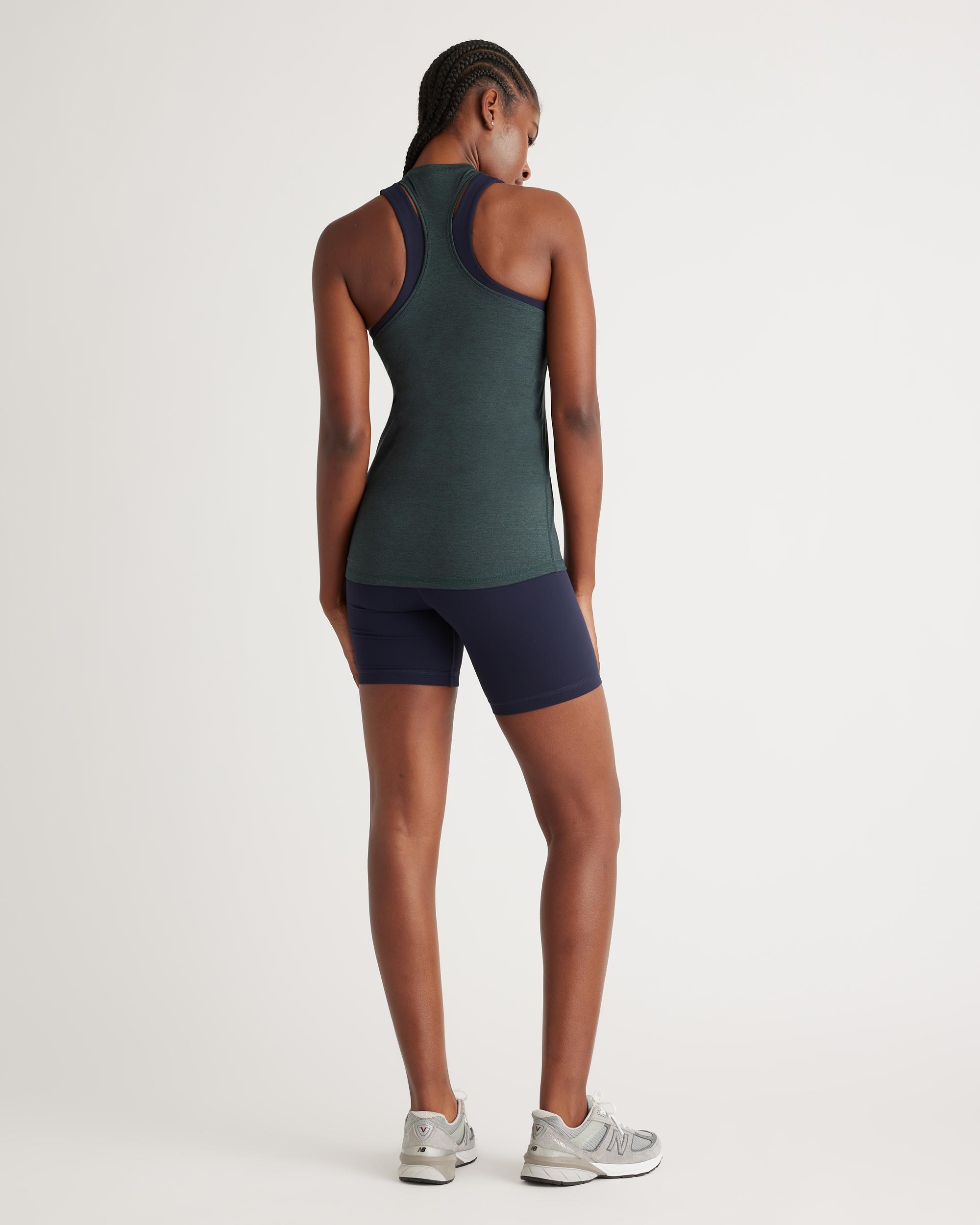 Quince | Women's Flowknit Breeze Racerback Tank Top Recycled Poly with Stretch Product Image