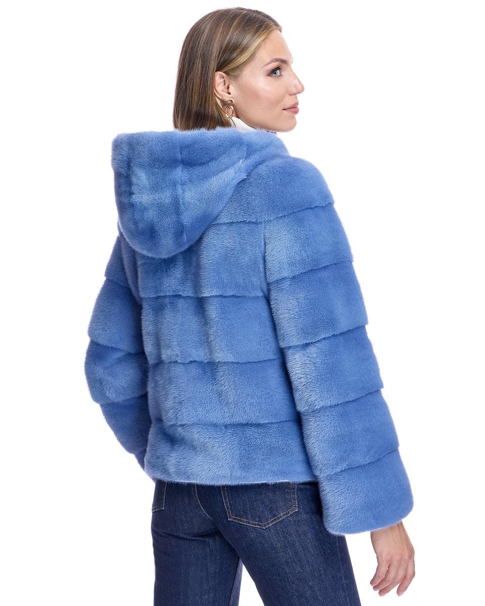 Reversible Mink Jacket with Hood Product Image