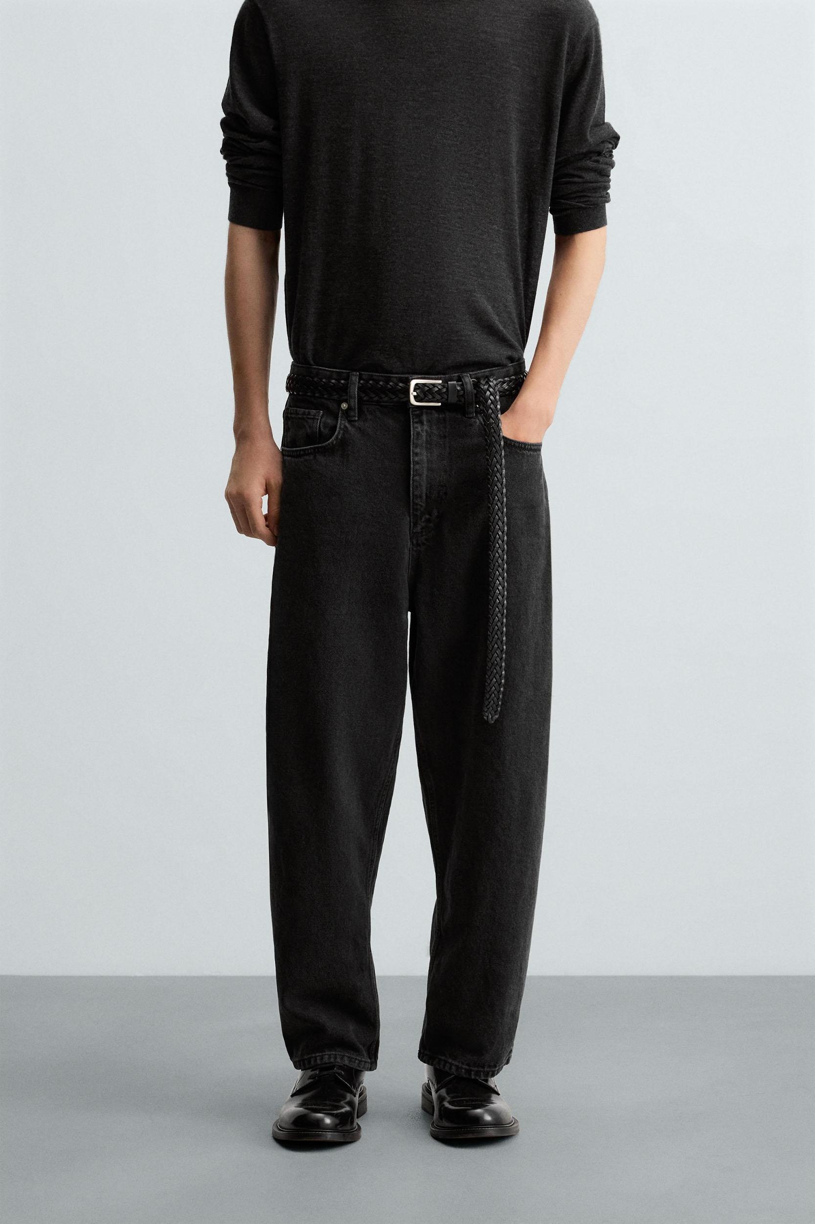 TAPERED WIDE FIT JEANS Product Image