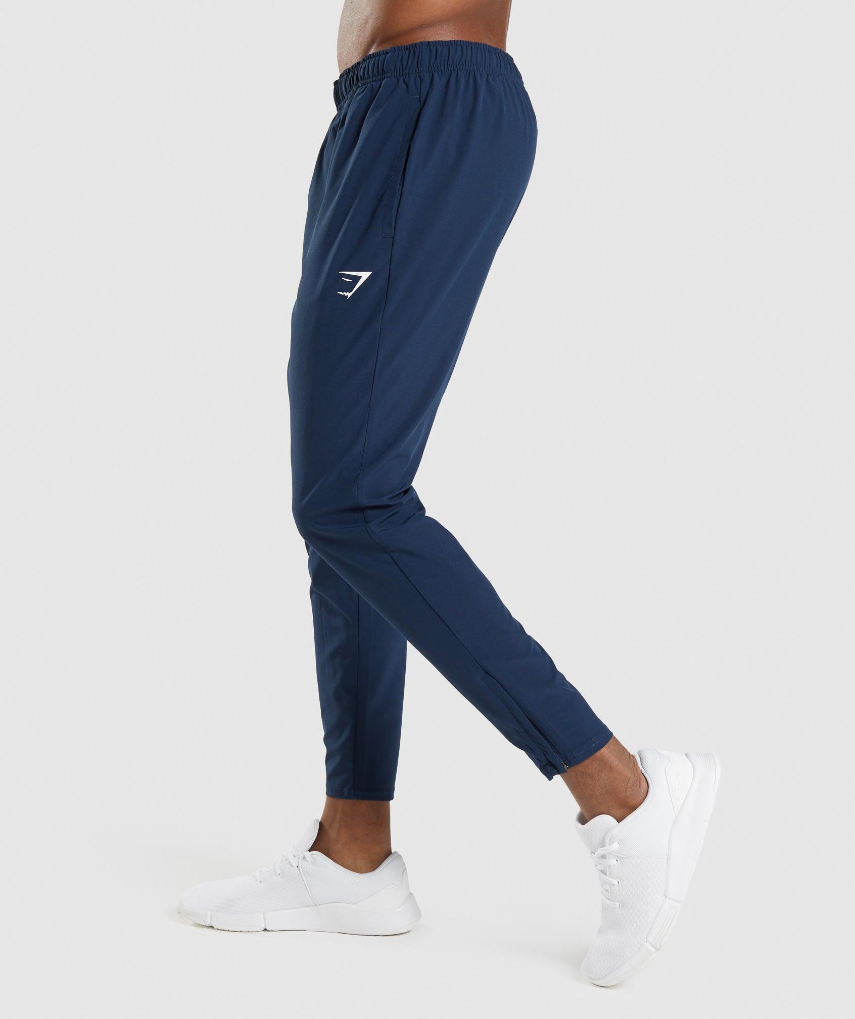 Gymshark Arrival Woven Joggers - Navy Male Product Image