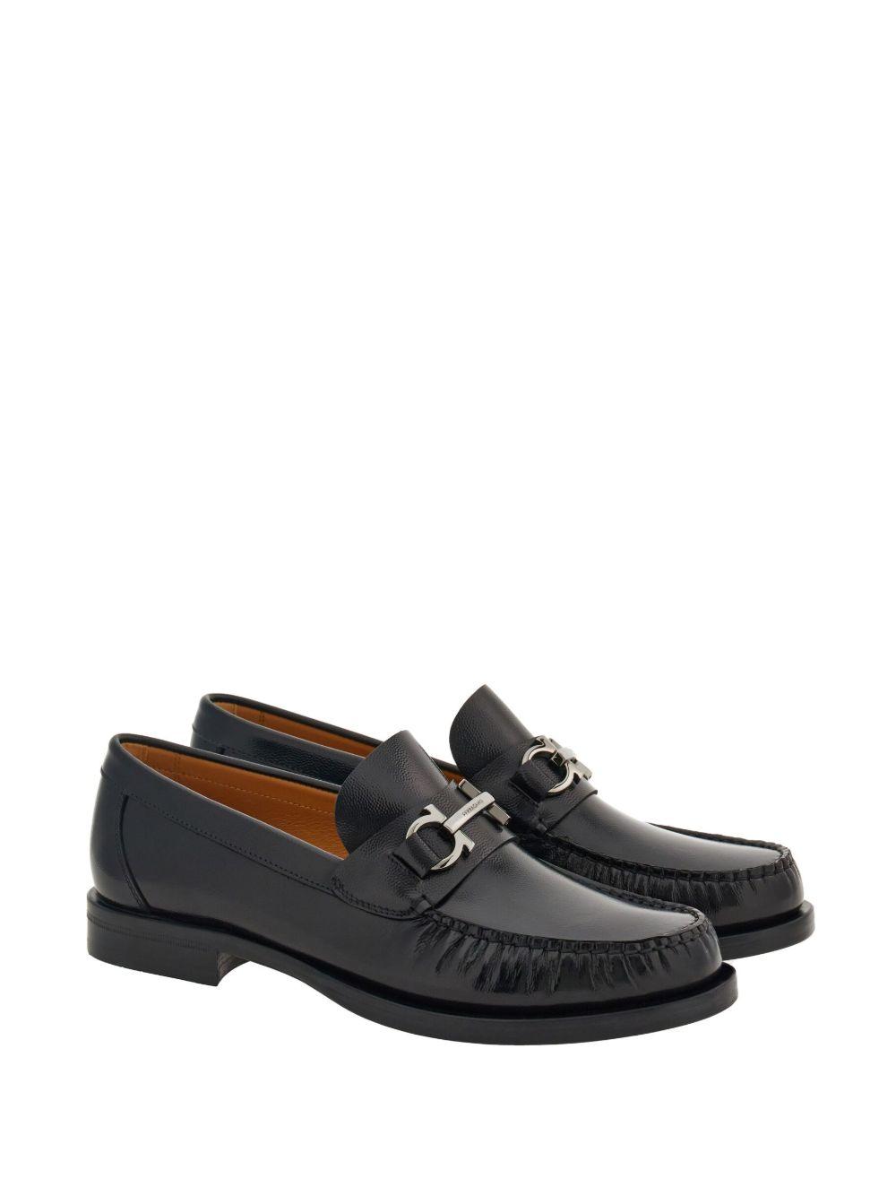 Gancini leather loafers  Product Image