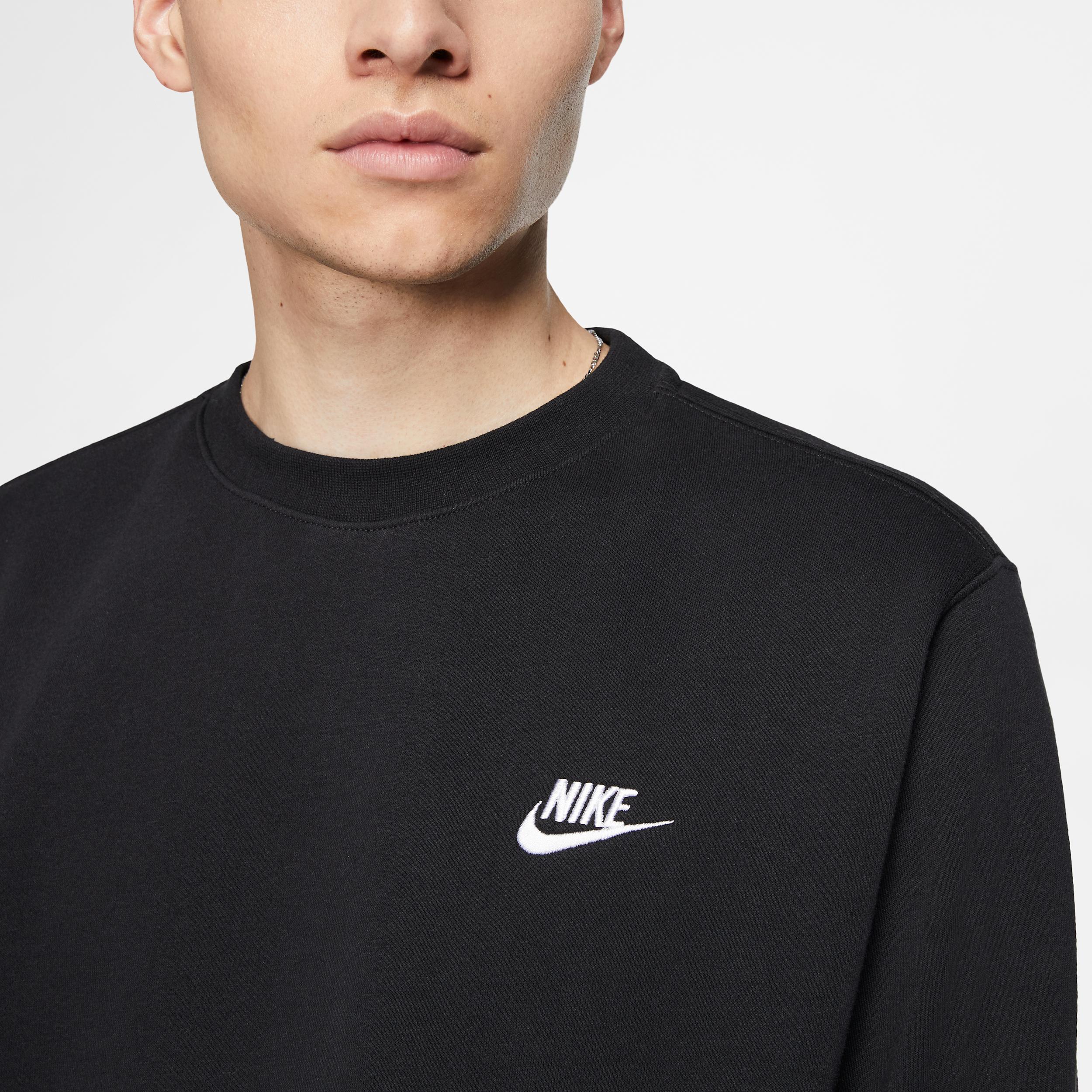 Mens Nike Sportswear Club Fleece Crew | BV2662-010 Product Image