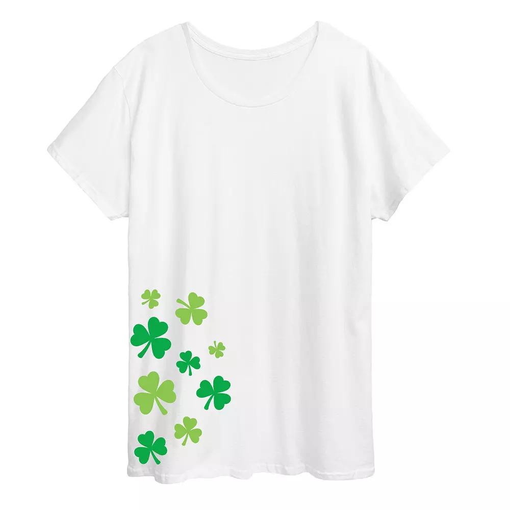 Plus Shamrock Graphic Tee, Women's,  Product Image