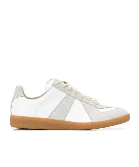 MAISON MARGIELA Bicolor Leather Replica Sneakers In White Product Image