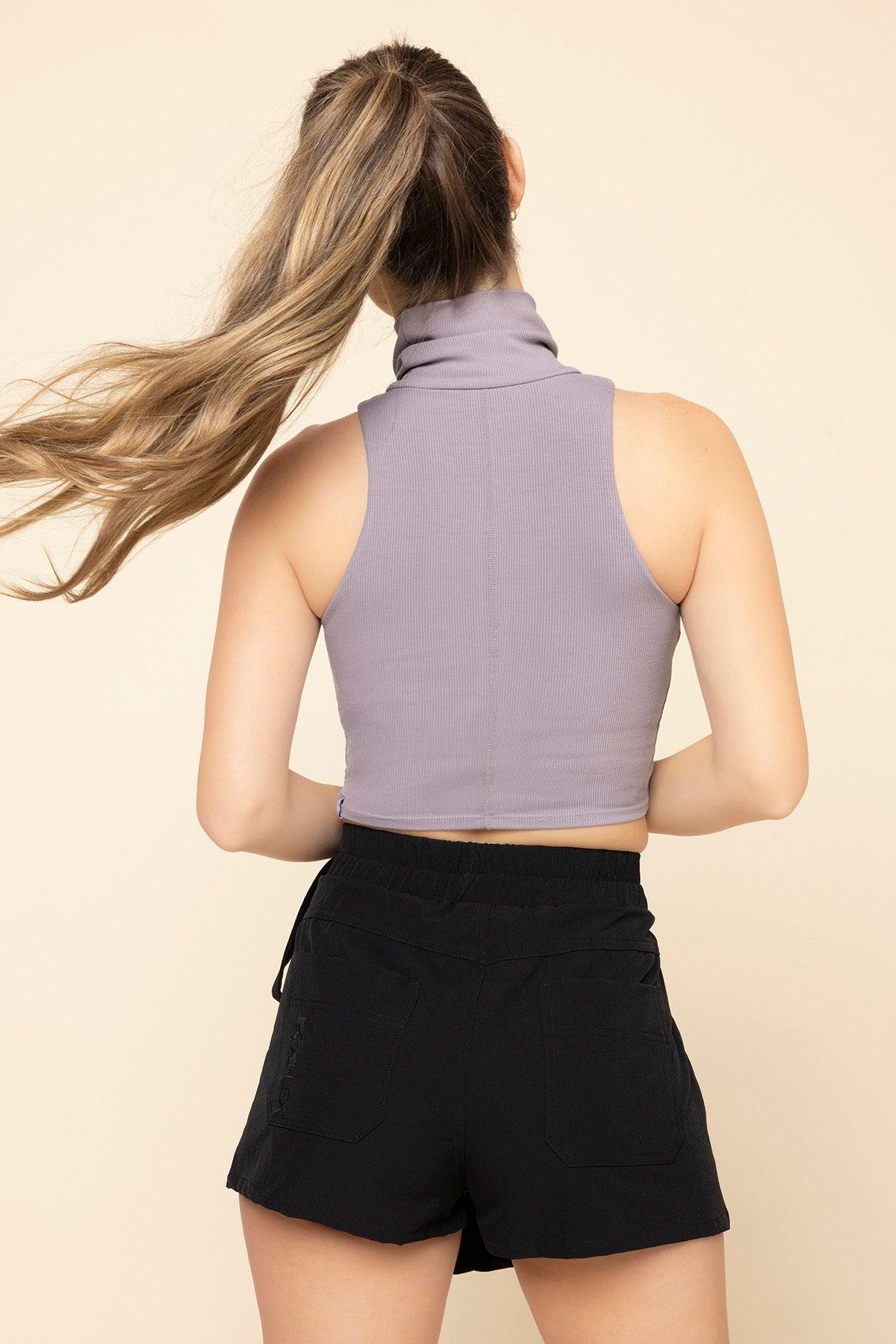 I Feel Cute Crop Top - Dusty Mauve Product Image