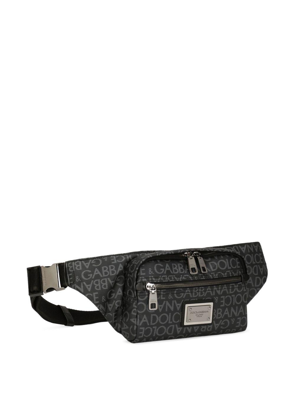 logo-jacquard belt bag Product Image