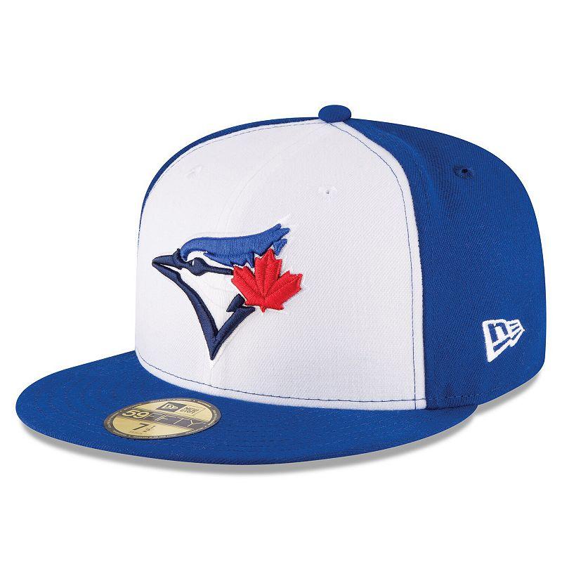 Mens New Era White/Royal Toronto Blue Jays 2017 Authentic Collection On-Field 59FIFTY Fitted Hat Product Image
