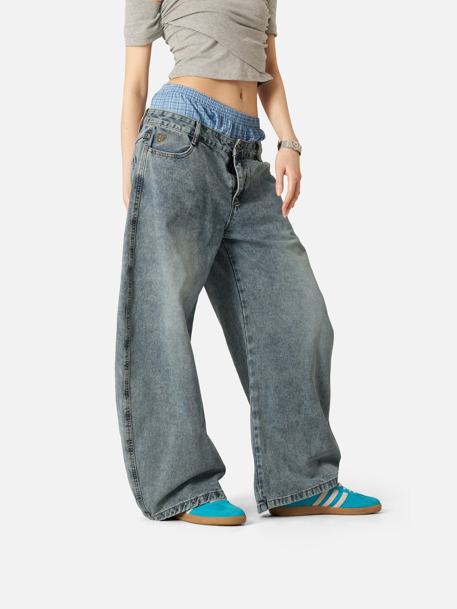 Aelfric Eden Double Waist Baggy Jeans Product Image