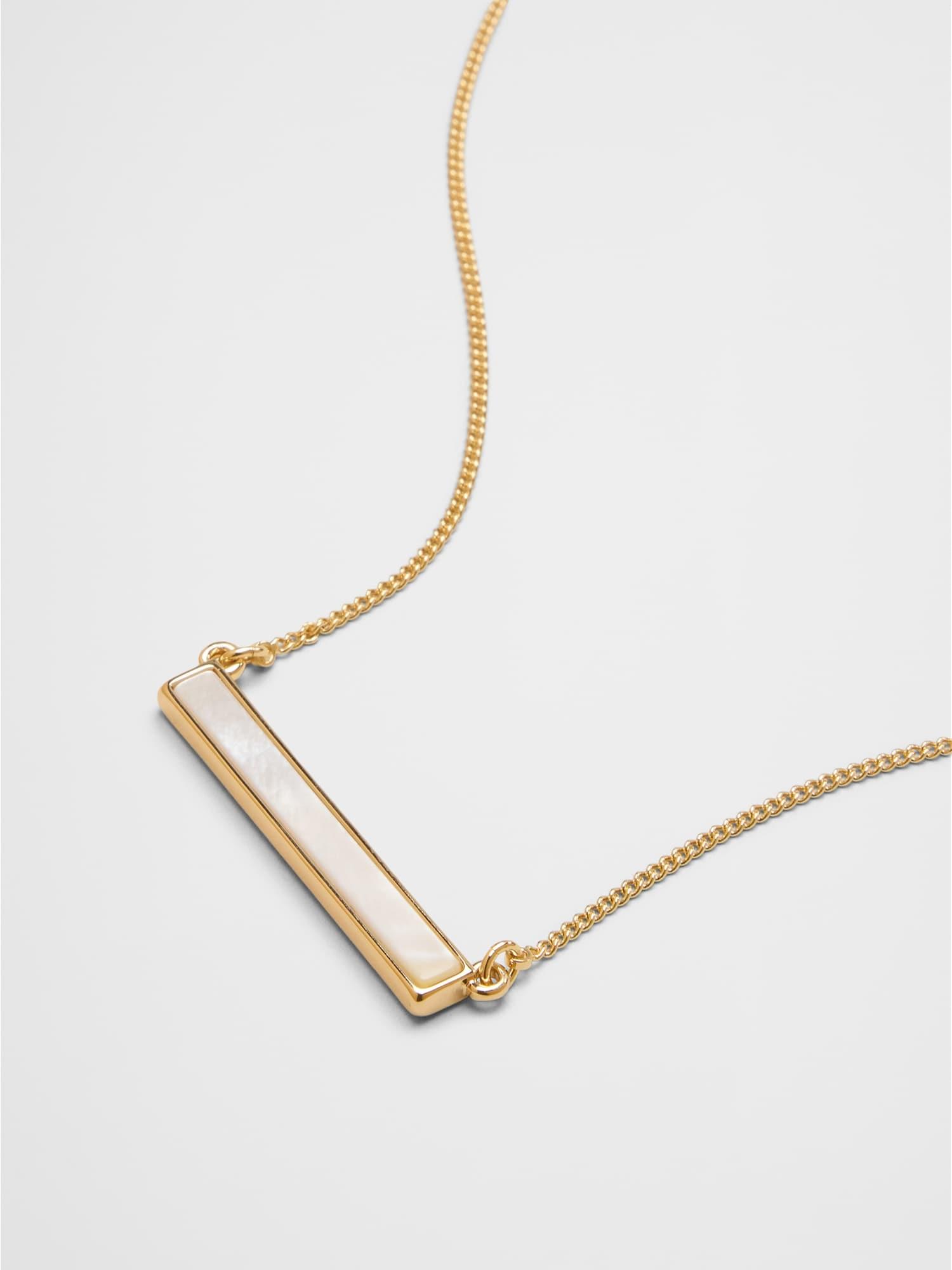 Mother of Pearl Bar Necklace Product Image