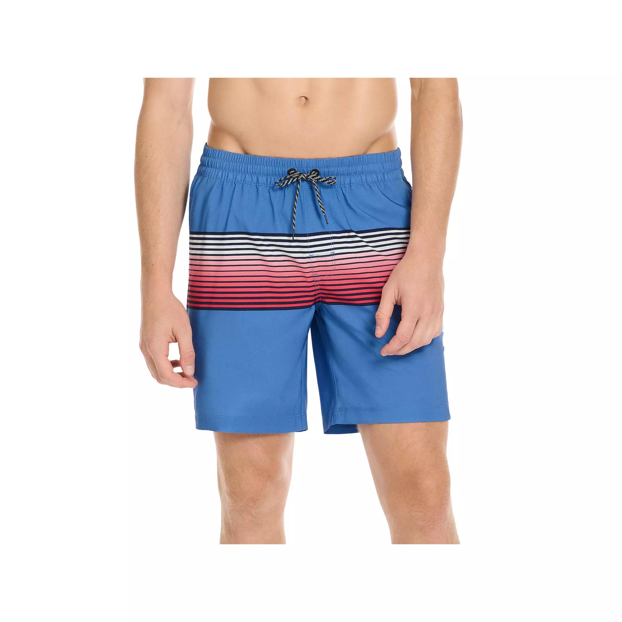 Men's Hurley 7.5" Striped Swim Trunks,  Product Image