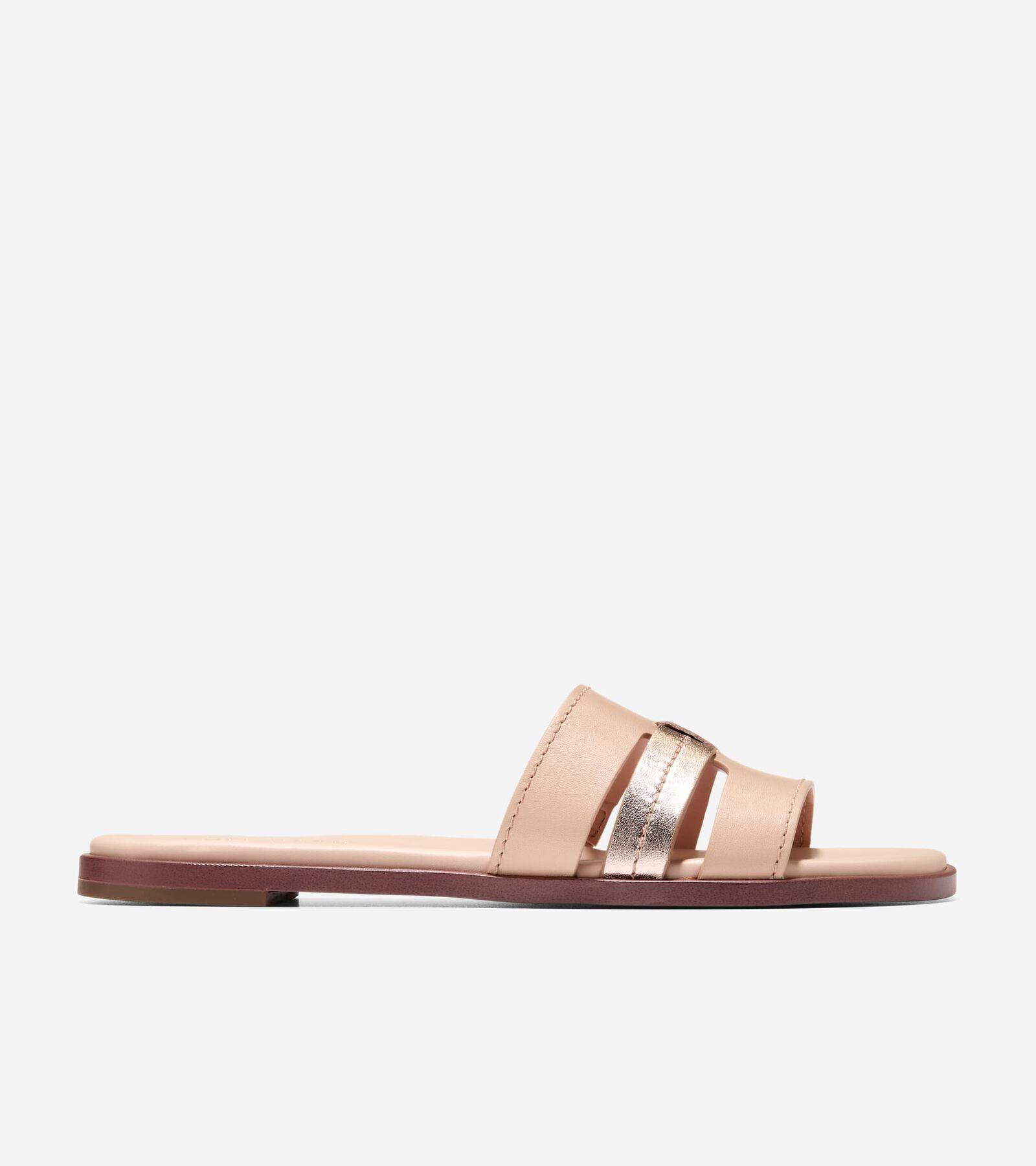 Women's Flynn Slotted Slides in Pink | Cole Haan Product Image