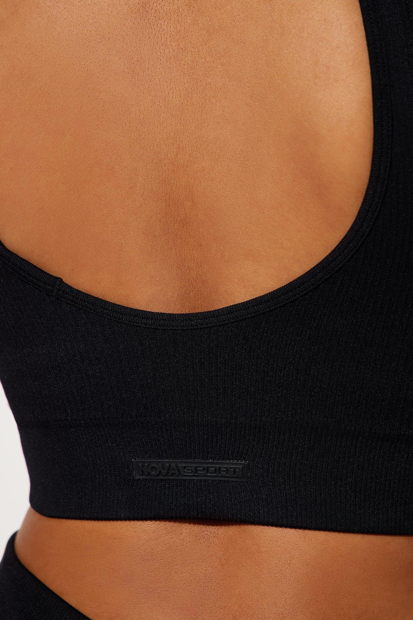 Reach Up Effortless Seamless Active Tank - Black Product Image