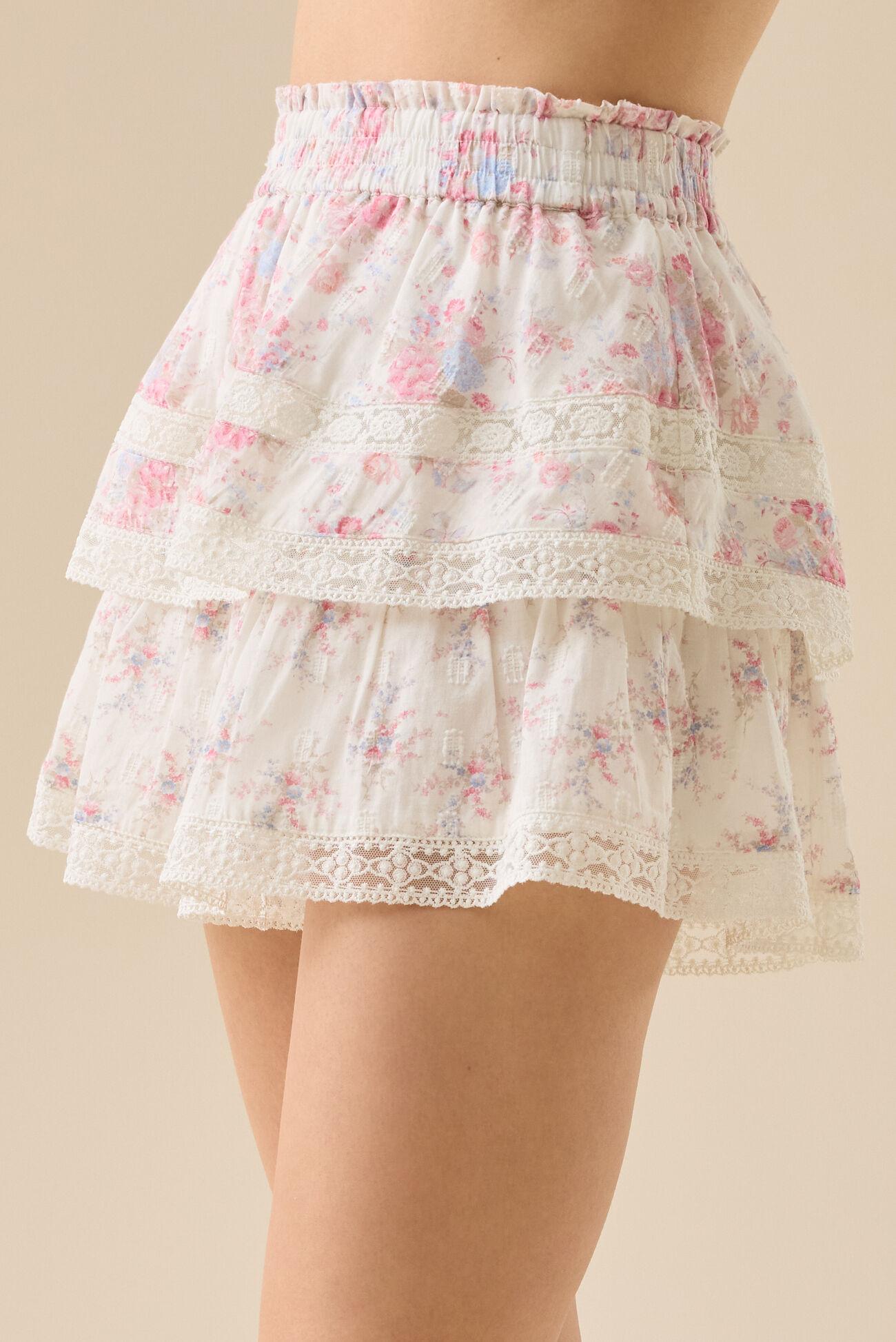 Raleigh Floral Layered Lace Shorts Product Image