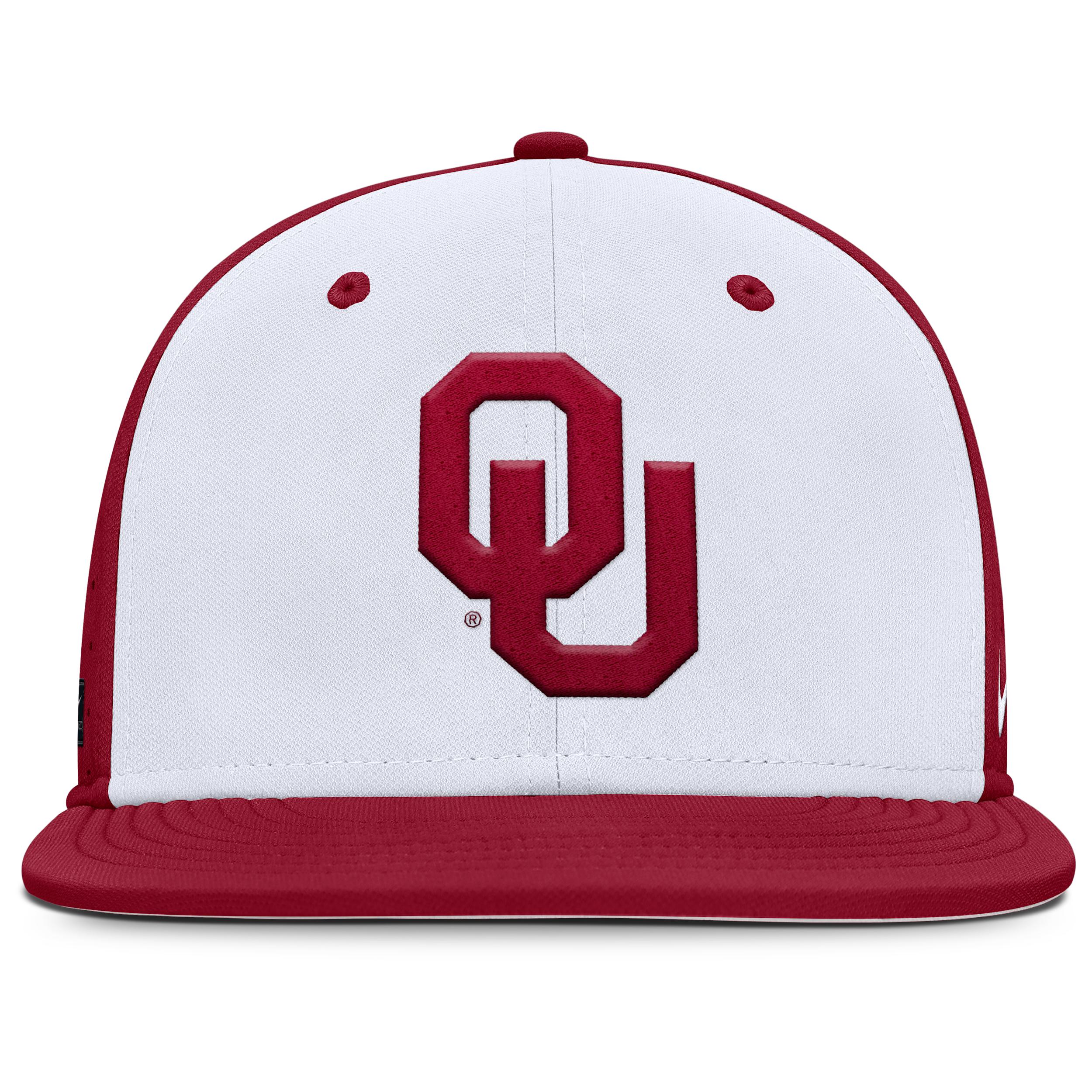Oklahoma Sooners Dugout True Menâs Nike Men's Dri-FIT College Fitted Hat Product Image