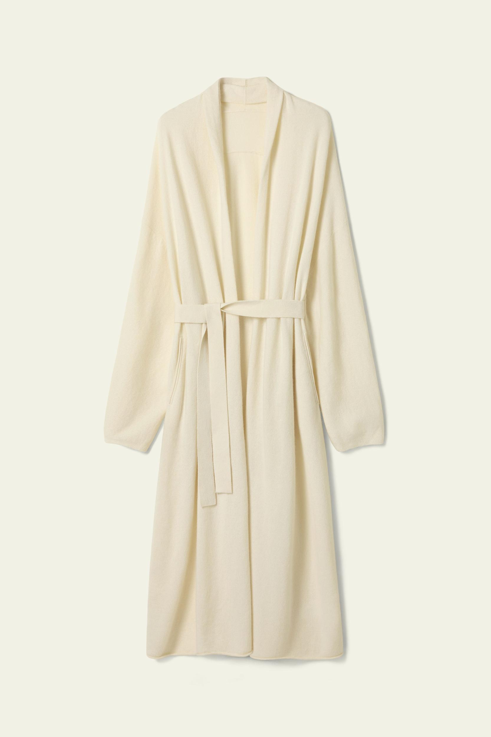 Calf-length cashmere cardigan Product Image